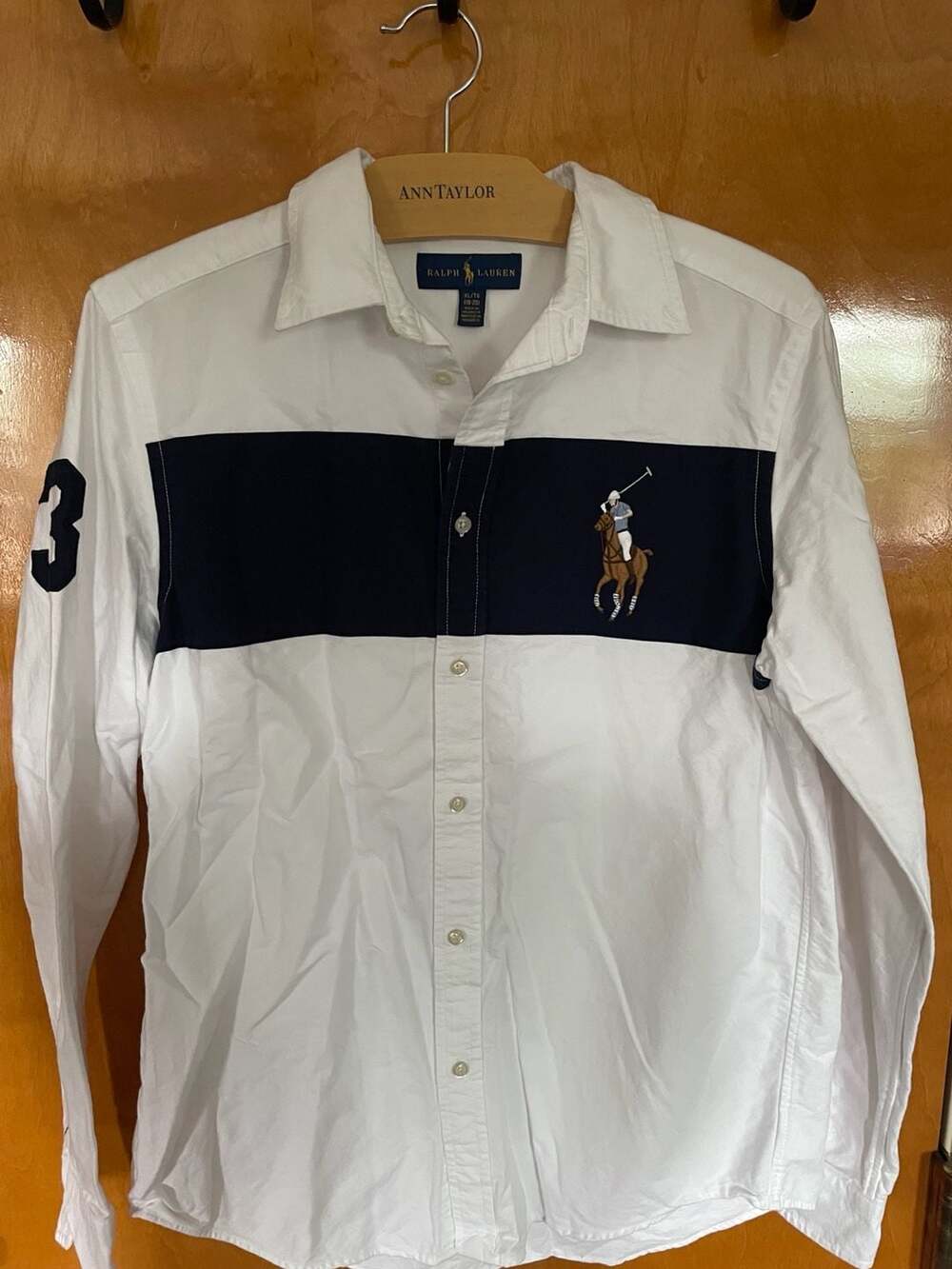 Ralph Lauren Big Pony Long Sleeve Button Down Shirt Size XL (18-20)